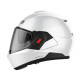 NOLAN N120-1 "FLIP UP MODULAR CLASSIC METAL WHITE" FLIP OVER TOURING COMMUTER ROAD HELMET