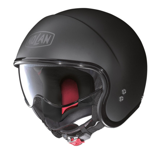 NOLAN N21 "CLASSIC FLAT MATTE BLACK" OPEN FACE SCOOTER ROAD HELMET