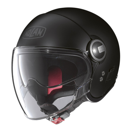 NOLAN N21 VISOR "CLASSIC FLAT MATTE BLACK" OPEN FACE SCOOTER ROAD HELMET