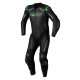 RST S-1 (S1) 1 PIECE LEATHER RACE SUIT < BLACK GREY NEON GREEN >