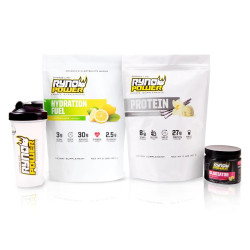 Ryno Power - Essentials Power Package - Vanilla Protein + Lemon Lime Hydration Fuel