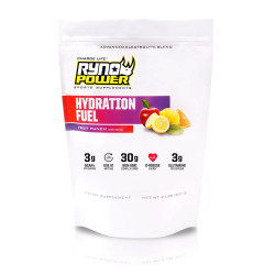 Ryno Power - HYDRATION FUEL Fruit Punch Electrolyte Drink Mix | 20 Servings (2 LBS / 907 G)