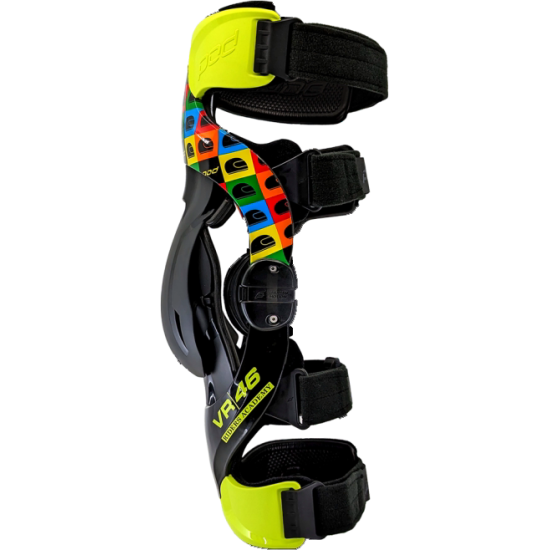 POD ACTIVE K4 2.0 ACTION SPORTS KNEE BRACE VR46 "VALENTINO ROSSI - RANCH / RIDERS ACADEMY LIMITED EDITION" < LEFT LEG + RIGHT LEG > PAIR - SET