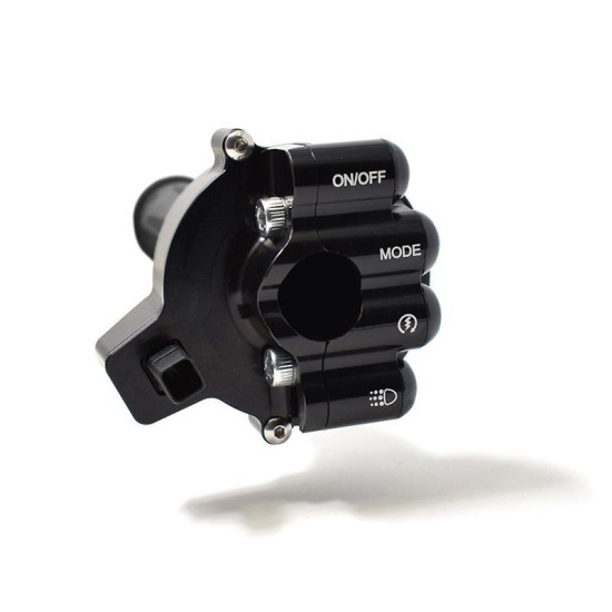 JETPRIME QUICK THROTTLE TWIST GRIP WITH INTEGRATED SWITCHES FOR BMW S1000RR RACE