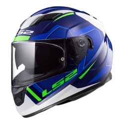 LS2 FF320 - Stream Evo Axis Helmet < White / Blue > MOTORCYCLE ROAD HELMET