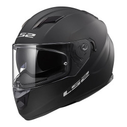 LS2 FF320 - Stream Evo Helmet < Solid Matte Black > MOTORCYCLE ROAD HELMET
