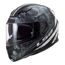 LS2 FF320 - Stream Evo Throne Helmet < Matte Black / Titanium > MOTORCYCLE ROAD HELMET