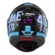 LS2 FF353 - Rapid II Helmet < RAPID PLAYER / BLACK / SKY BLUE / GAME OVER > MOTORCYCLE ROAD HELMET - Sizes XS S M L XL 2XL - ECE22.06