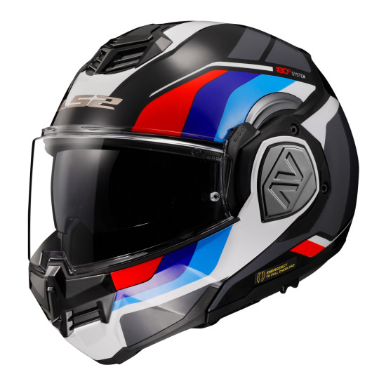 LS2 FF906 - ADVANT < BLACK / BLUE / RED / WHITE > MODULAR FLIP UP OPEN MOTORCYCLE HELMET