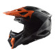 LS2 MX703 - CARBON X FORCE VICTORY < MATTE CARBON / TITANIUM / KTM ORANGE 06 > MX OFF ROAD DIRT BIKE MOTORCYCLE HELMET