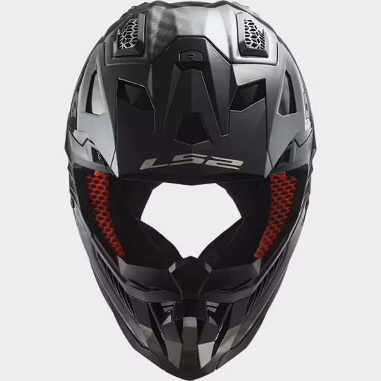 LS2 MX703 - CARBON X FORCE VICTORY < MATTE CARBON / STEALTH > MX OFF ROAD DIRT BIKE MOTORCYCLE HELMET