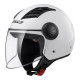 LS2 OF562 - AIRFLOW OPEN FACE SCOOTER HELMET < WHITE > MOTORCYCLE ROAD HELMET