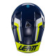 LEATT - HELMET KIT MOTO 3.5 POLYMER < WITH FREE LEATT 4.5 GOGGLES! > BLUE WHITE YELLOW OFF ROAD MX MOTOCROSS
