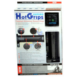 OXFORD - HOT / HEATED MOTORCYCLE SCOOTER GRIPS PREMIUM ADVENTURE with V8 SWITCH