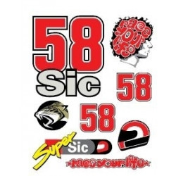 MARCO SIMONCELLI - STICKER PACK "SMALL" #1