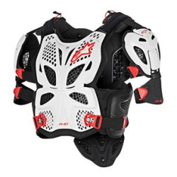 ALPINESTARS A-10 FULL CHEST PROTECTOR ARMOUR A10 < BLACK WHITE RED >