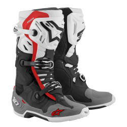 ALPINESTARS TECH 10 SuperVented < Black White Grey Gray Red > BOOTS
