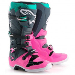 ALPINESTARS TECH 7 Indi Vice LE < Grey Pink Turquoise > BOOTS