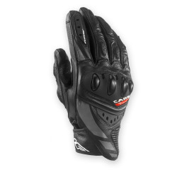 CLOVER RSC-3 Short Leather Carbon Sport Gloves (Black Black)