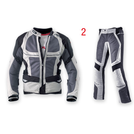 VENTOURING-2 WP Waterproof Jacket Grey - Airbag Optional