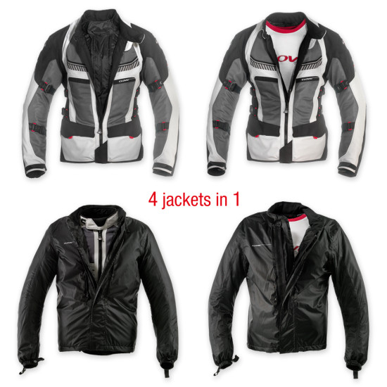 VENTOURING-2 WP Waterproof Jacket Black - Airbag Optional