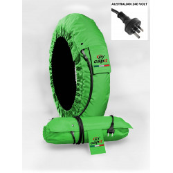 CAPIT - BIKE SUPREMA SPINA MOTORCYCLE TYRE WARMERS "GREEN"