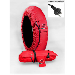CAPIT - BIKE SUPREMA SPINA MOTORCYCLE TYRE WARMERS "RED"