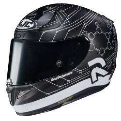 HJC - RPHA 11 "IANNONE" Pro Helmet Black White Grey Gray