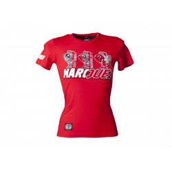 MARC MARQUEZ - WOMENS T SHIRT *RED 3 ANTS*