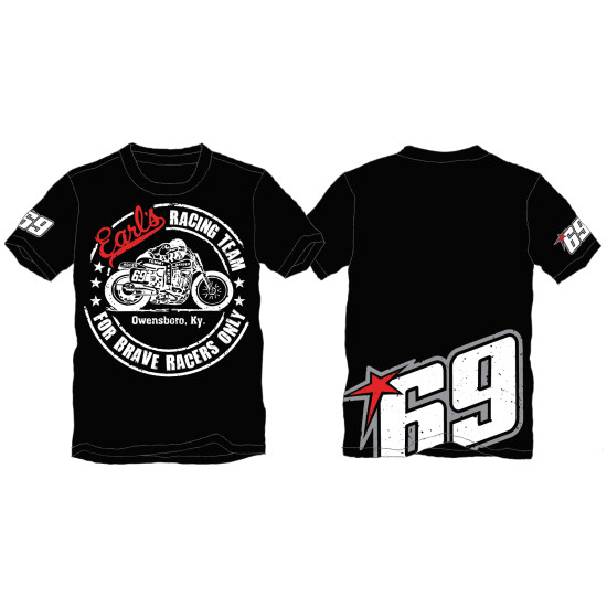 NICKY HAYDEN - T SHIRT "EARL'S RACING" BLACK