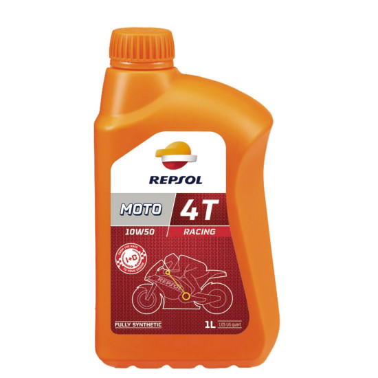 REPSOL - Moto Racing 4T Oil (1 LITER) 10W50