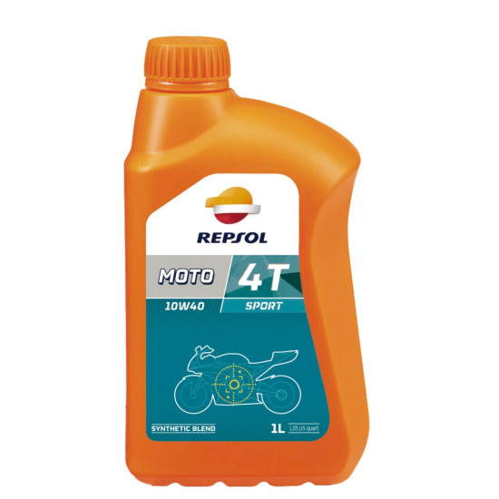 REPSOL - Moto Sport 4T Oil (4 LITER) 10W40