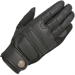 ALPINESTARS Robinson Leather Retro Cafe Racer Style Motorcycle Gloves < black >