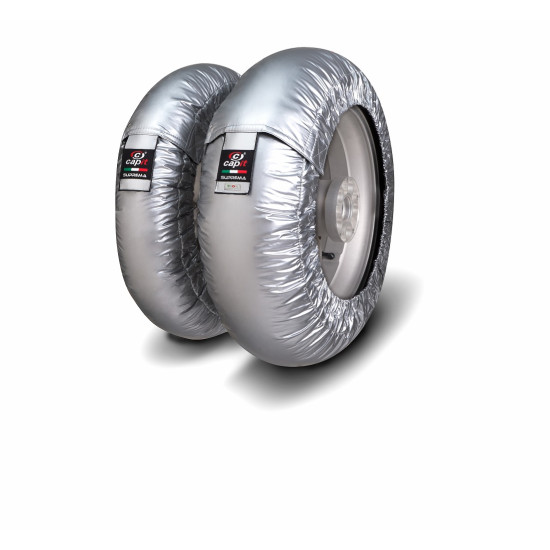 CAPIT - SUPREMA SPINA TYRE WARMERS "SILVER" S/M SIZE